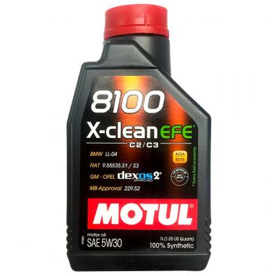 Motul 8100 X-Clean EFE 5W-30 (5W30) motorolaj, 1lit. 109470