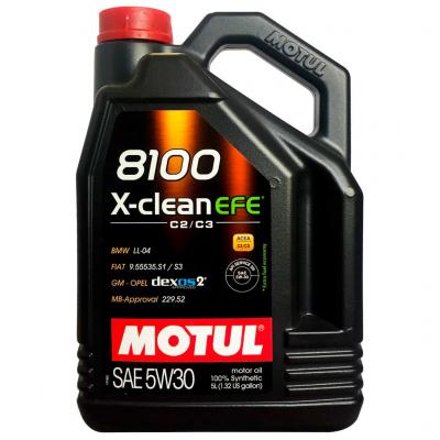 Motul 8100 X-Clean EFE 5W-30 motorolaj, 5lit. 109471 MOTUL