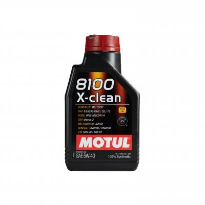 Motul 8100 X-clean 5W-40 (5W40) motorolaj, 1lit. 102786