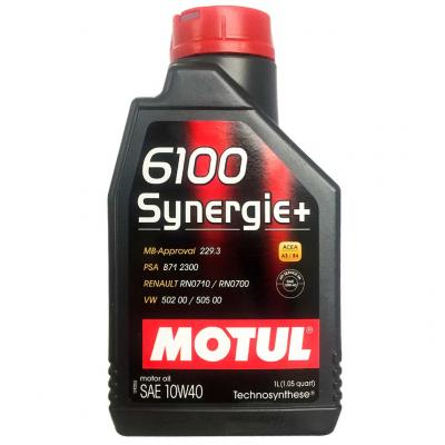 Motul 6100 Synergie+ 10W-40 (10W40) motorolaj, 1lit. 102781