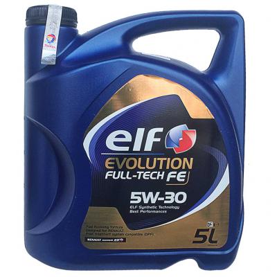 Elf Evolution Full-tech FE 5W-30 (5W30) motorolaj, 5lit