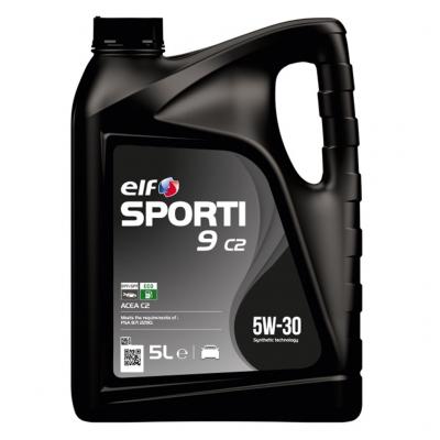 Elf Sporti 9 C2 5W-30 (5W30) motorolaj, 5lit