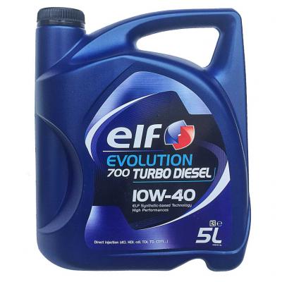 Elf Evolution 700 Turbo Diesel 10W-40 (10W40) motorolaj, 5lit