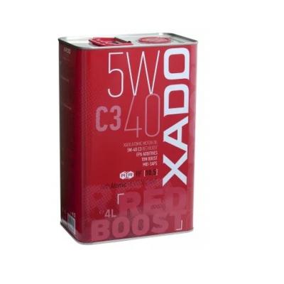 Xado 26222 Red Boost 5W-40 C3 motorolaj, 4lit. XADO