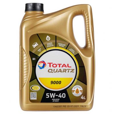 Total Quartz 9000 5W-40 (5W40) motorolaj, 4lit.