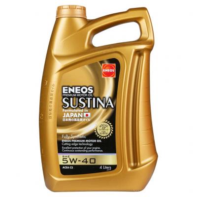 Eneos Sustina 5W-40 (5W40) motorolaj, 4lit