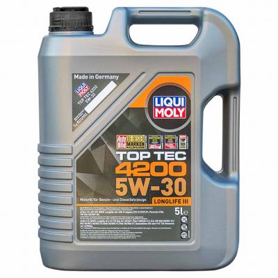 Liqui Moly Top Tec 4200 5W-30 (5W30) (5W30) motorolaj, 5lit