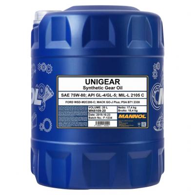 Mannol 8109-20 Unigear 75W-80 vltolaj 20lit.