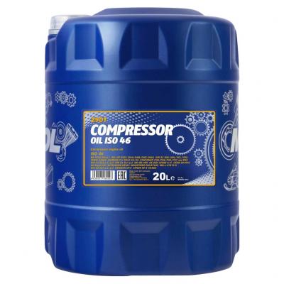 Mannol 2901 Compressor Oil ISO 46 kompresszorolaj, 20liter