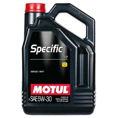 Motul Specific 17 5W-30 motorolaj, 5lit  109841 MOTUL