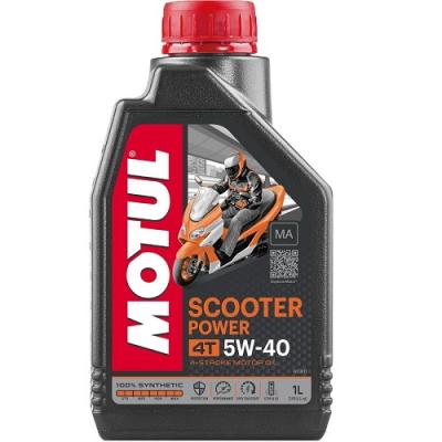 Motul Scooter Power 4T MA 5W-40 (5W40) motorolaj, 1lit 105958