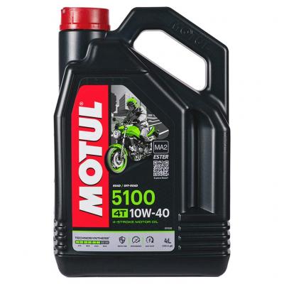 Motul 5100 4T 10W-40 motorkerkpr-motorolaj JASO MA2, API SG, 4lit 104068