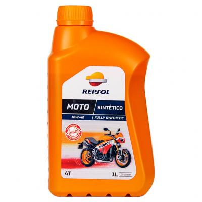 Repsol Moto 4T Sintetico 10W-40 (10W40) motorolaj, 1 liter