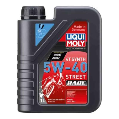 Liqui Moly 2592 Motorbike 4T Synth Street Race 5W-40 motorolaj, 1 liter LIQUI MOLY (LIQUIMOLY)