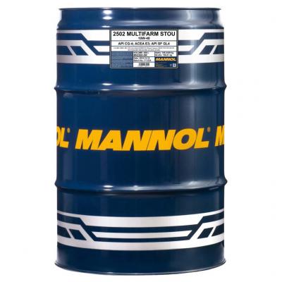 Mannol 2502-DR Multifarm STOU 10W-40 (10W40) motorolaj, 208lit