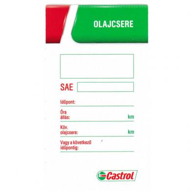 Castrol olajcsere cmke, ntapads