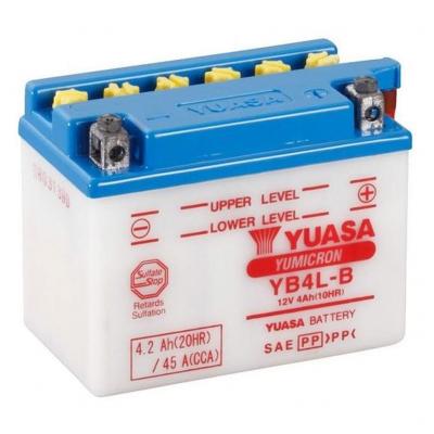 Yuasa AGM YB4L-B motorkerkpr akkumultor, 12V 4,2Ah 45A J+