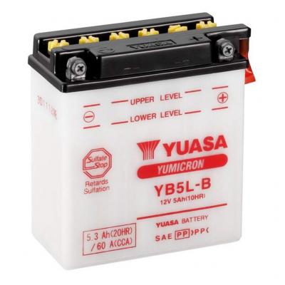 Yuasa Yumicron YB5L-B motorkerékpár akkumulátor, 12V 5,3Ah 60A J+