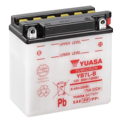Yuasa Yumicron YB7L-B motorkerékpár akkumulátor, 12V 8,4Ah 124A J+