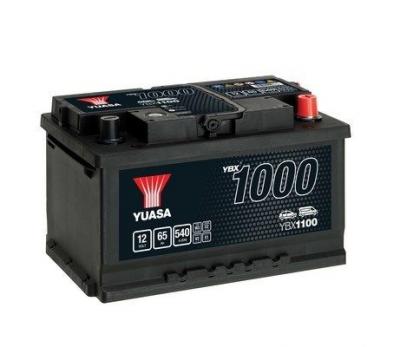 Yuasa Automotive YBX1100 akkumultor, 12V 65Ah 540A J+ EU, alacsony YUASA