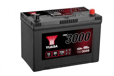 Yuasa SMF YBX3335 akkumulátor, 12V 95Ah 720A J+, japán YUASA
