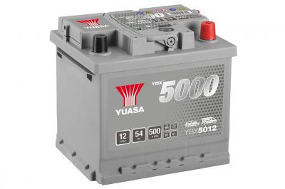 Yuasa Silver High Performance SMF YBX5012 akkumultor, 12V 54Ah 500A J+ EU, magas YUASA