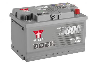 Yuasa Silver High Performance SMF YBX5100 akkumulátor, 12V 75Ah 710A J+ EU, alacsony YUASA