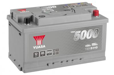 Yuasa Silver High Performance SMF YBX5110 akkumultor, 12V 85Ah 800A J+ EU, alacsony YUASA