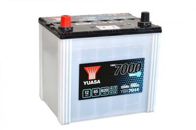 Yuasa EFB Start Stop Plus YBX7014 akkumulátor, 12V 65Ah 620A B+, japán YUASA