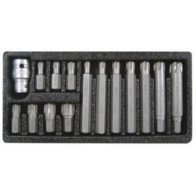 Yato bitfej kszlet, torx, 15 darabos, M6-M14 YATO