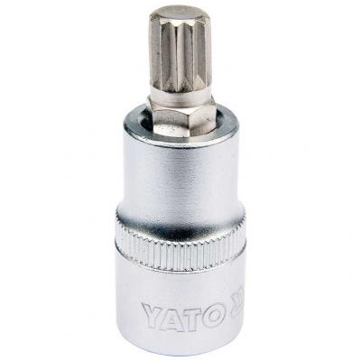 Yato csavarhz bitfej, spline, 1/2"x50mm, M10 YATO