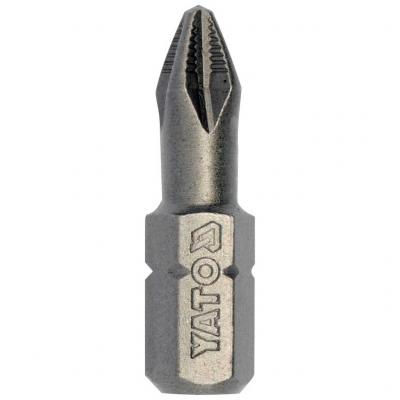 Yato csavarh�z� bitfej, philips, 1/4"x25 mm, PH2, 10 db YATO