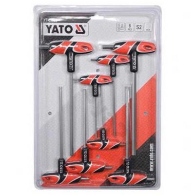 Yato imbusz T-kulcs k�szlet, 8 darabos  YATO