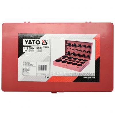 Yato t�m�t�gy�r� k�szlet 419db-os, 3x1.5mm - 50x3.5mm, t�rol� dobozban YATO