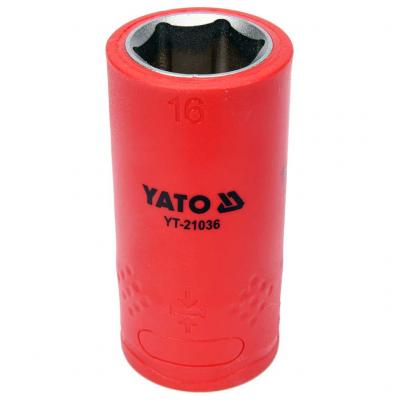 Yato Kulcsfej, 16mm�1/2", CrV, szigetelt, VDE Szersz�m - Dug�kulcs alkatr�sz v�s�rl�s, �rak
