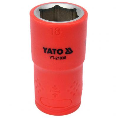 Yato Kulcsfej, 18mm 1/2", CrV, szigetelt, VDE Yato dug�kulcsok alkatr�sz v�s�rl�s, �rak