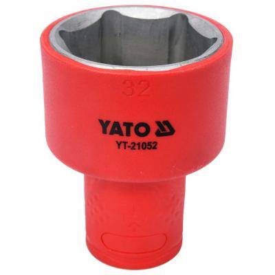 Yato Kulcsfej, 32mm 1/2", CrV, szigetelt, VDE Yato dug�kulcsok alkatr�sz v�s�rl�s, �rak