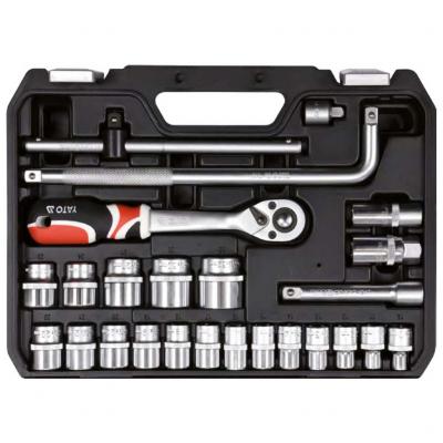 Dug�kulcs k�szlet, 1/2", 25db-os, kr�m van�dium, L YATO