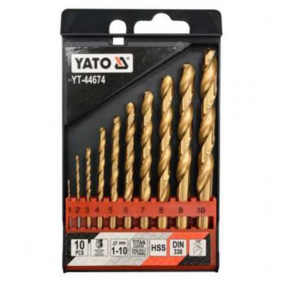 Yato f�r�sz�r k�szlet 1-10mm 10db YATO