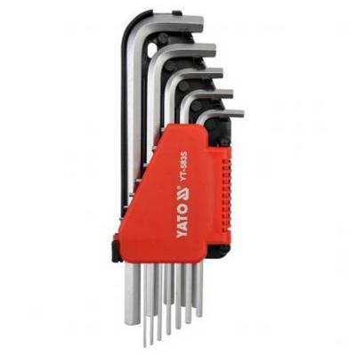 Yato Imbuszkulcs k�szlet 1" 12db hex, hossz�