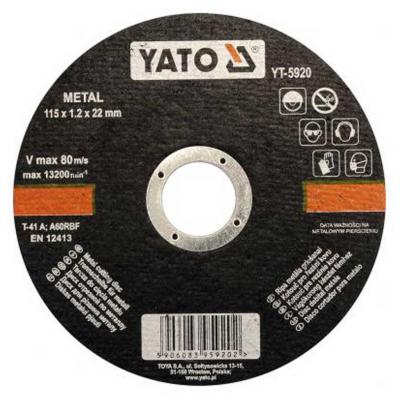 Yato Flexkorong, vgkorong, fmhez 115x1,2x22,2mm YATO