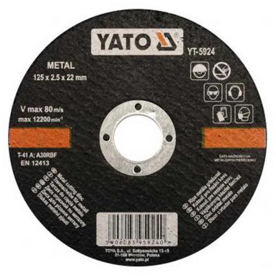 Yato Flexkorong, v�g�krong, f�mhez 125x2.5x22mm YATO