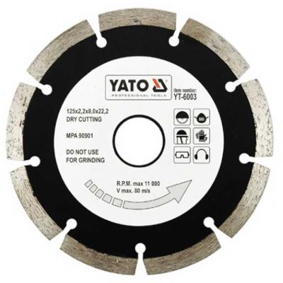 Yato Flexkorong, gy�m�nt v�g�korong, szegment�lt�betonhoz�125x2.2x22mm