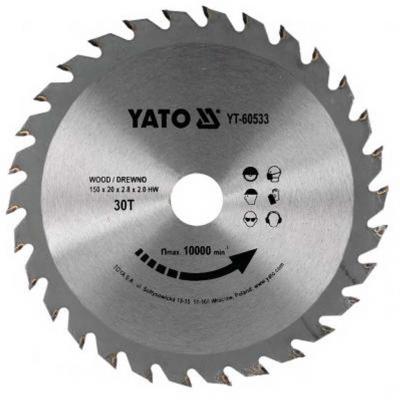 Yato k�rf�r�sz korong, 150X20mm, 30fog, f�hoz Yato k�rf�r�sz korong alkatr�sz v�s�rl�s, �rak