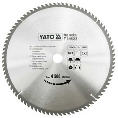 Yato k�rf�r�sz korong, 350x30 mm, 84fog, f�hoz