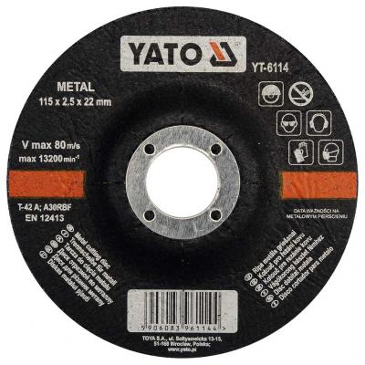 Yato Flexkorong, v�g�korong, f�mhez 115x2.5x22mm� Szersz�m - Flexkorong alkatr�sz v�s�rl�s, �rak