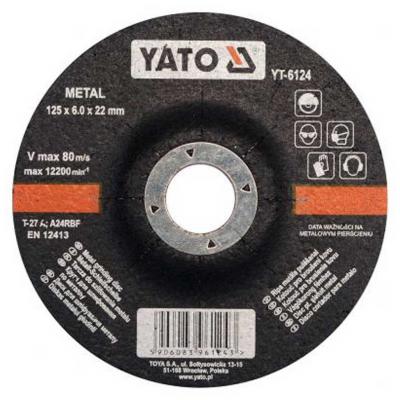 Yato Flexkorong, csiszol�korong, f�mhez 125x6x22mm� Szersz�m - Flexkorong alkatr�sz v�s�rl�s, �rak