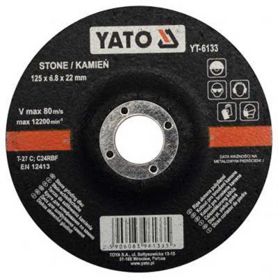 Yato Flexkorong, csiszol�korong, k�h�z�125x6x22mm� YATO