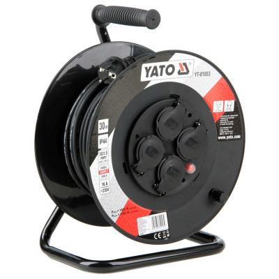 Hosszabb�t�, 30m, 4db fedeles aljzat, dob kivitel YATO