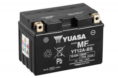 Yuasa YT12A-BS VRLA AGM  motorakkumultor, 12V 10,5Ah 175A B+ YUASA